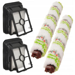  2 db szűrő és 2 db kefe szett PetPro Henger Készlet a BISSELL CrossWave 1866, 1868F, 1785, 17132 Porszívókhoz