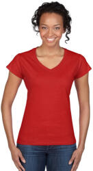 Gildan 5 db-os 2XL Női póló csomag red színben (pcs3_2xl-OUT)