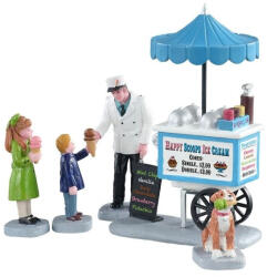 Lemax Happy Scoops fagylaltos kocsi Caddington Village - kvikki