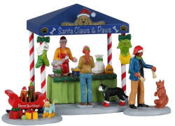Lemax Santa claws and paws 3 db-os Caddington Village 2023 szett - kvikki