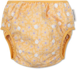 Swim Essentials Úszóruha babáknak UPF 50+ Florish sárga színnel (SE-2024SE1587)