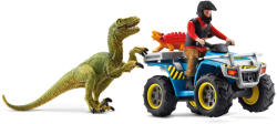 Schleich Menekülés a Velociraptor elől quaddal (SCH-41466)