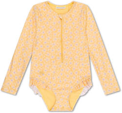 Swim Essentials Fürdőruha, hosszú ujjú UPF 50+ Florish sárga színnel (SE-2024SE|1112~1119)