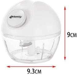  Family zöldségvágó 9X9, 3cm műa