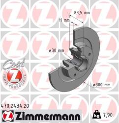 ZIMMERMANN Disc frana ZIMMERMANN COAT Z 470.2434. 20 (470.2434.20)