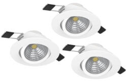 EGLO , 900745 , SALICETO , süllyesztett lámpa , 2700 K , LED , 3X6W , Dimmelhető , IP20 (900745)