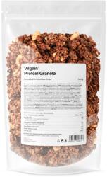 Vilgain Protein Granola -⁠ nagy ropogós fürtökben sült zabpehely és diófélék, tejfehérje chipsszel gazdagítva, egyszerű nasi vagy tápláló reggelialap