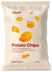 Vilgain BIO Burgonyachips -⁠ ropogós burgonyachips prémium alapanyagokból, kókuszolajban sütve, finomított olajok és aromák nélkül