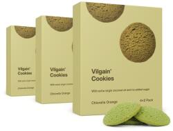 Vilgain BIO Cookies - 3× chlorella és narancs 135 g (4 x 2 keksz)