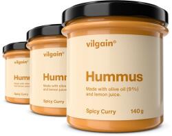 Vilgain Multipack 3 pièces - Hummusz -⁠ csicseriborsókrém olívaolajjal és tahinivel, 100%-ban természetes összetevők mesterséges adalékanyagok nélkül, krémes állag és lágy íz