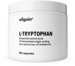 Vilgain L-triptofán -⁠ 100%-ban tiszta, fermentált eredetű aminosav, amely részt vesz a szerotonin és a melatonin szintézisében, vegán kapszula töltőanyagok nélkül