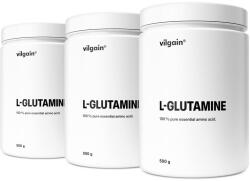Vilgain Multipack 3 pièces - L-Glutamin -⁠ egy aminosav, amely hozzájárul a normál izomműködéshez, alkalmas sportolóknak és szellemileg megterhelt embereknek