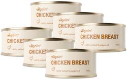 Vilgain Multipack 6 pièces - Csirkemell -⁠ nagy darabokra vágott sovány hús, ellenőrzött gazdaságokból, tartósítószer nélkül