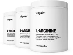 Vilgain Multipack 3 pièces - L-Arginin -⁠ az izmok normál működésének támogatása, erő és állóképességi sportokhoz is alkalmas, étrend-kiegészítő