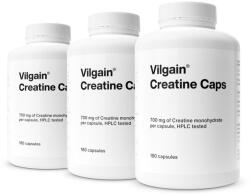 Vilgain Kreatin - 3× ízesítés nélkül 180 kapszula