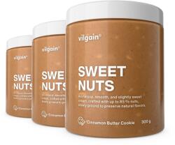 Vilgain Sweet Nuts - 3× Fahéjas-vajas keksz 300 g