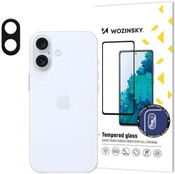 Wozinsky Закалено стъкло за камера 9H за Apple iPhone 16 Plus - Черен KP34943