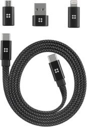 Edizard Магнитен Type - C кабел 240W - 1 м - Черен KP36774 (36774)