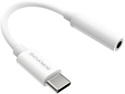 BOROFONE Адаптер Borofone USB-C - 3.5mm жак - Бял KP23469