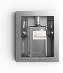 Árpád Pálinka Silver Kajszibarack Pálinka ablakos díszdobozban 0.5L + 2 db Tulipán pálinkáspohár (40%)