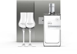 Árpád Pálinka Silver Szilva Pálinka díszdobozban 0, 5 L + 2 db Tulipán pálinkáspohár (40%)