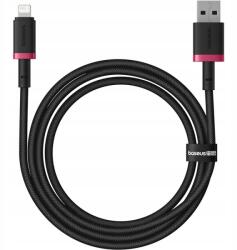 Baseus kábel Dura 2.4A 1m (piros-fekete) (6932172669966)