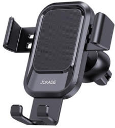 JOKADE Je009-a Qianhang Szellőzőrácsra Rögzíthető Gravity Autós Tartó Fekete