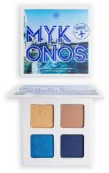 BH Cosmetics Mesmerizing In Mykonos Shadow Quad Сенки палитра 5, 5gr