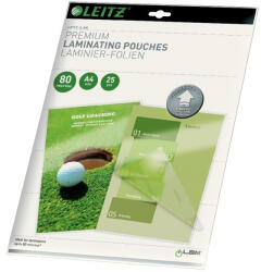 Leitz lamináló zsebek A4-es méretben, 80 mikronos (25db) (74790000)