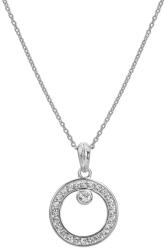 Hot Diamonds Ezüst nyaklánc gyémánttal és topázzal Orbit DP929 (lánc, medál)
