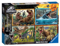 Ravensburger Puzzle 4x100 - Jurassic world (05619)