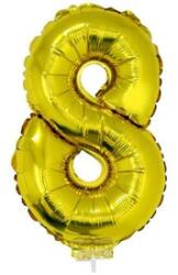 Funny Fashion Számos lufi - 8, arany, 42 cm (84786)