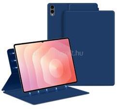 Gigapack Samsung Tab S11 Ultra 5G / Tab S11 Ultra WIFI GIGAPACK Tok álló, bőr hatású aktív FLIP, asztali tartó, SÖTÉTKÉK (GP-177295) (GP-177295)