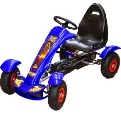  Pedálos gokart - 50 kg, kék (F618-Blue)