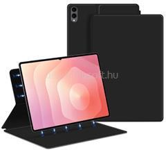 Gigapack Samsung Tab S11 Ultra 5G / Tab S11 Ultra WIFI GIGAPACK Tok álló, bőr hatású aktív FLIP, asztali tartó, FEKETE (GP-177294) (GP-177294)