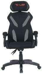 The G-Lab Gamer szék - KS BARIUM BLACK (fekete; állítható magasság; áll. kartámasz)