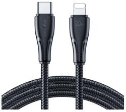 JOYROOM S-CL020A11_120_B 1, 2m Type-C - Lightning fekete adat- és töltőkábel (S-CL020A11_120_B)