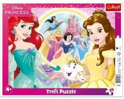 Trefl 25 db-os keretes puzzle - Disney Hercegnők (31437) (31437)