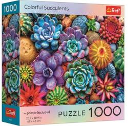Trefl 1000 db-os puzzle - Színes pozsgások (99307) (99307)