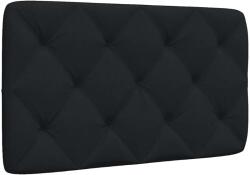 vidaXL fekete szövet fejtámla párna 80 cm 4019193 (4019193)