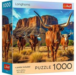 Trefl 1000 db-os puzzle - Texasi hosszúszarvúak (99280) (99280)