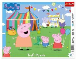 Trefl 25 db-os keretes puzzle - Peppa malac (31323) (31323)