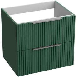 Spectrum Mobilier suspendat pentru lavoar pe blat Spectrum, Omaha, finisaj riflat, 60 cm, green mat (34613)