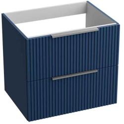 Spectrum Mobilier suspendat pentru lavoar pe blat Spectrum, Omaha, finisaj riflat, 60 cm, blue mat (34637)