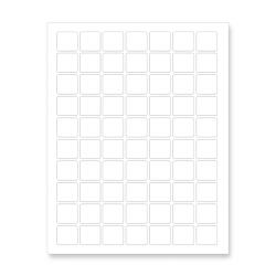 CDRmarket Öntapadó címkék 25 x 25 mm, 70 címkék, A4, 100 ív (R0ECO.2525)