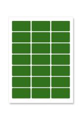 CDRmarket Öntapadó címkék 63, 5 x 29, 6 mm, 27 címkék, A4, 20 ív, zöld (R0ECO.0437GREEN)