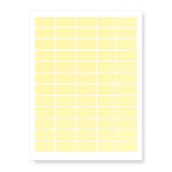 CDRmarket Öntapadó címkék 63, 5 x 29, 6 mm, 27 címkék, A4, 20 ív, sárga (R0ECO.0437YELLOW)