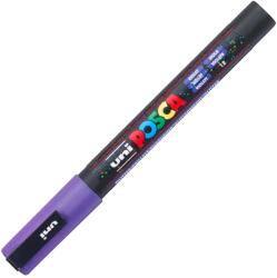 uni Marker UNI PC-3ML Posca 09-13 mm, csillámmal, lila