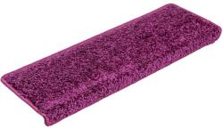 vidaXL 30 db lila lépcsőszőnyeg 65 x 21 x 4 cm 3365830 (3365830)