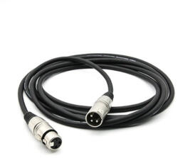 Silk Road mikrofonkábel, 9m, fekete, XLR-XLR - r55hangszerbolt